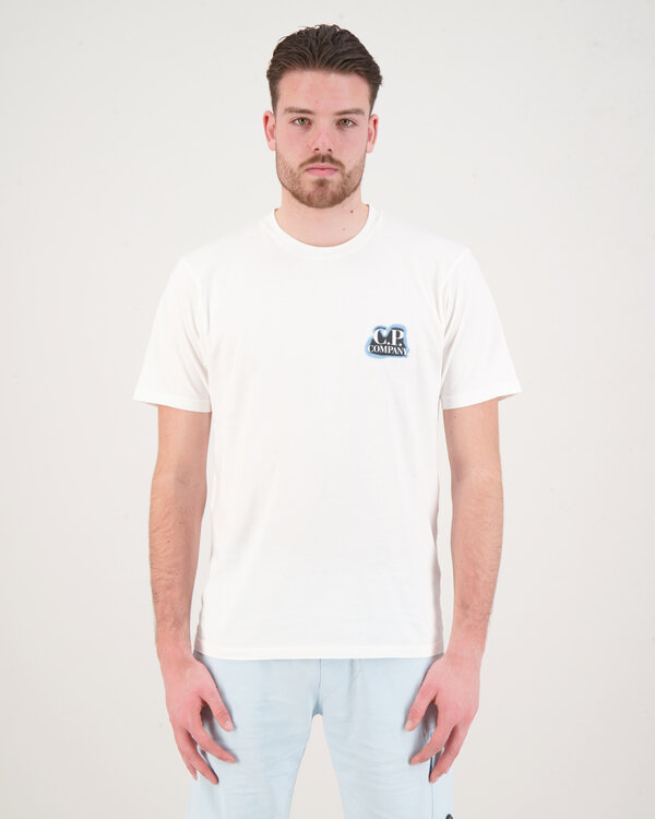 24/1 Jersey Logo T-shirt Weiss