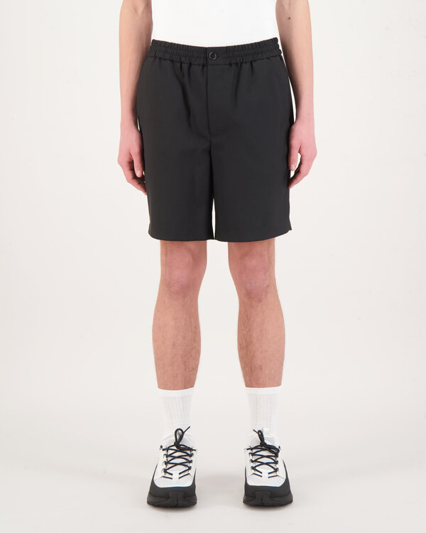 Elasticated Waist Shorts Black