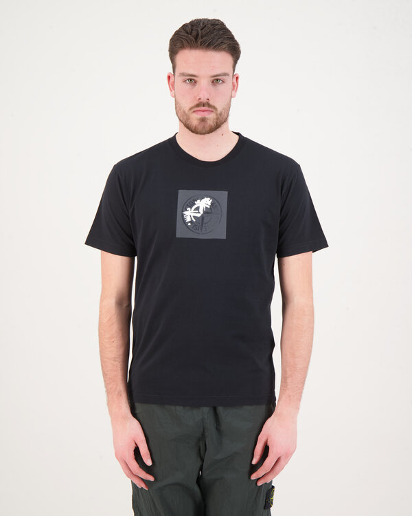2NS83 Print T-Shirt Black