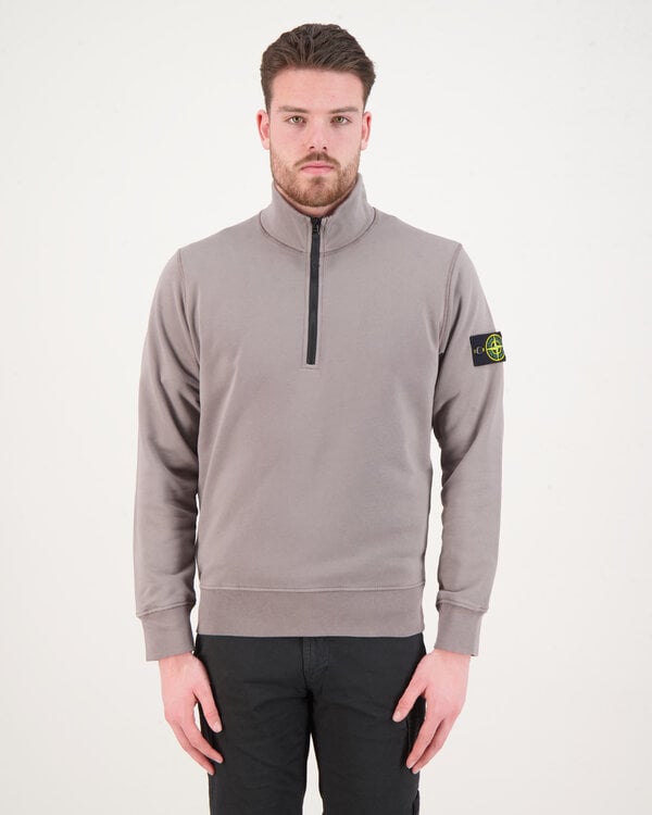 61951 Felpa Half Zip Sweater Grijs