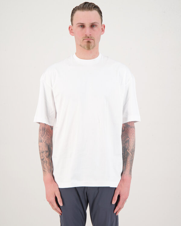 Interlock Supima Oversized T-Shirt Weiss