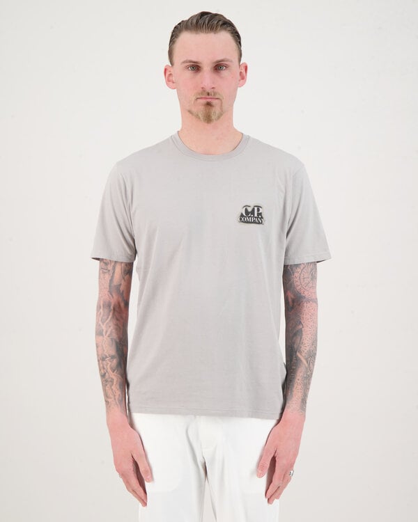 24/1 Jersey Logo T-shirt Grijs