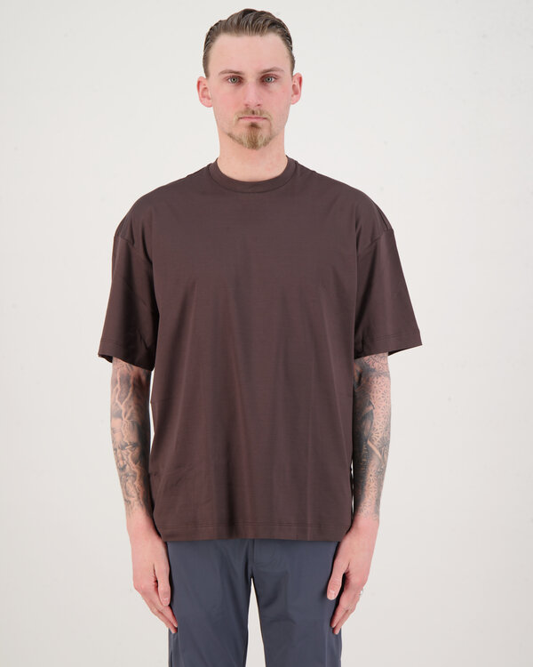 Interlock Supima Oversized T-Shirt Braun