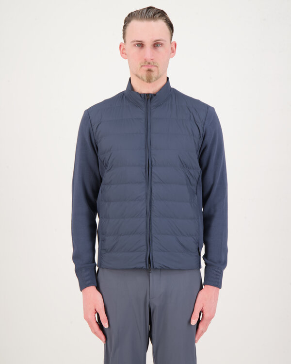 Sundace Hybrid Bomber Jacket Dunkelblau