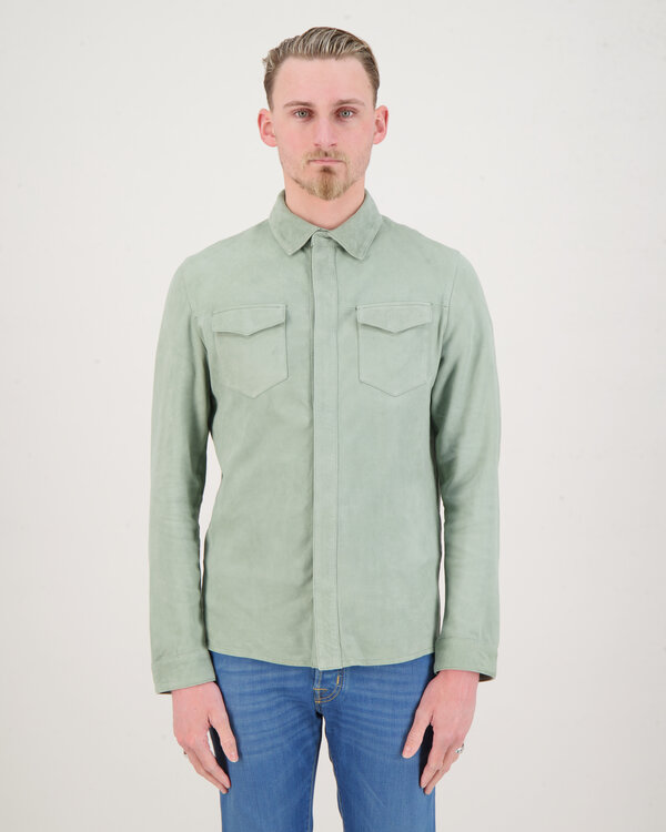 Robert Suede Shirt Green