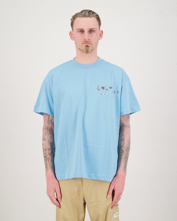 Botanical T-Shirt Blau