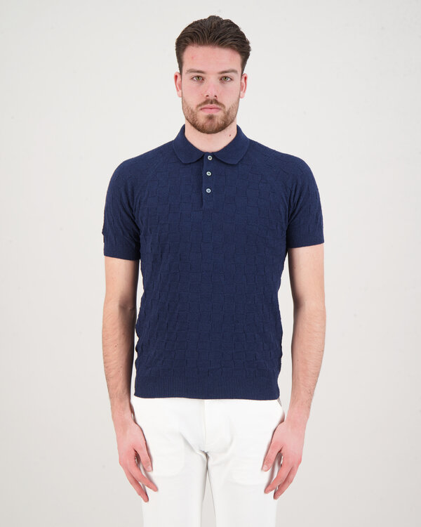 P Boucle Polo Donkerblauw