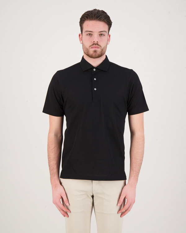 Gran Sasso for Beachim Mer Polo Schwarz Mer Polo Schwarz