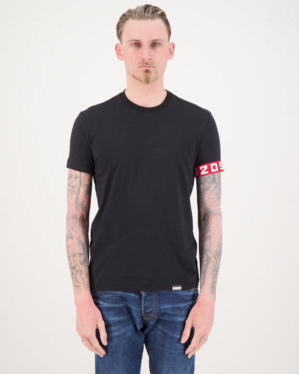 Elastic Arm Band T-shirt Black