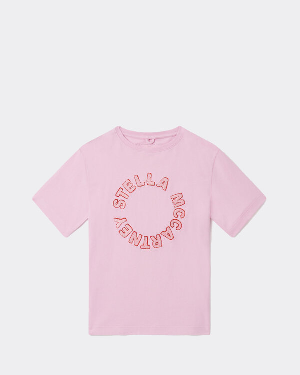 Medallion Logo T-Shirt Pink