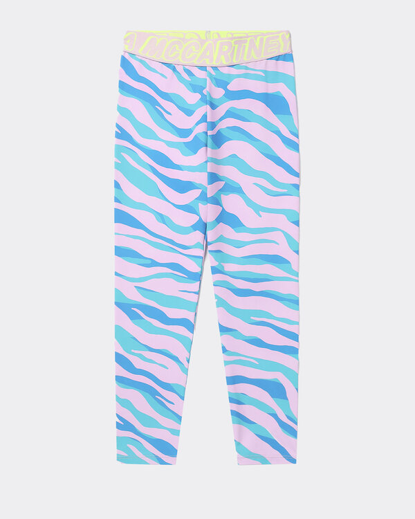 Zebra Print Leggings Multi Color