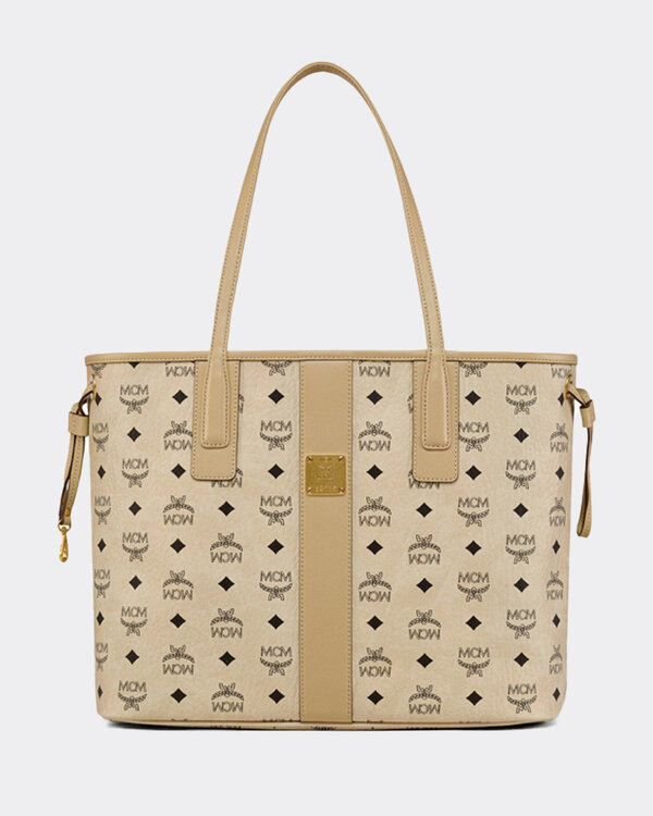 Liz Reversible Medium Shopper Beige