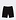 Fleece Shorts Zwart