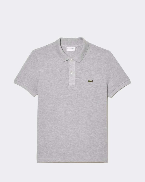 Slim Fit Polo Grau