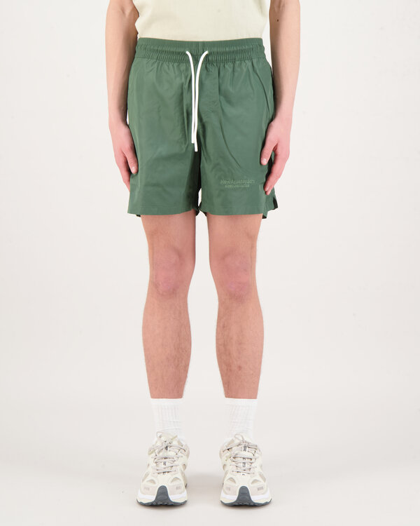 Logo Beard Swim Short Groen