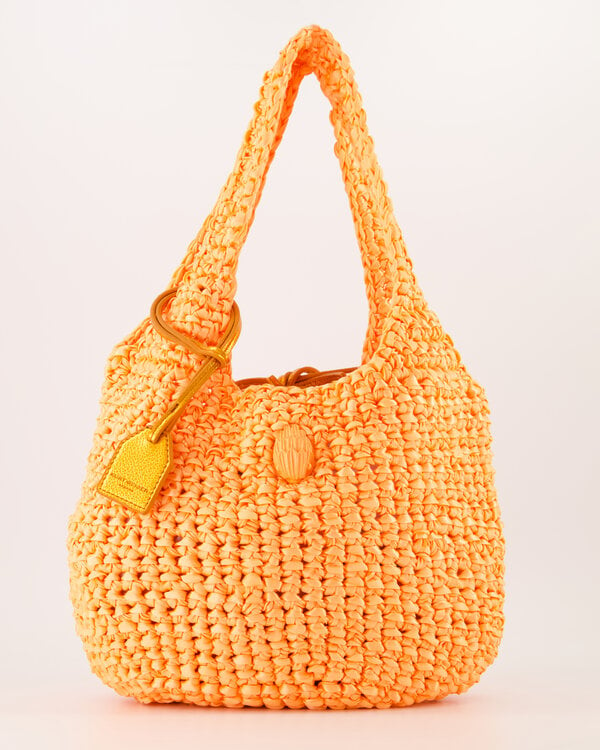 Crochet Tote Bag Orange