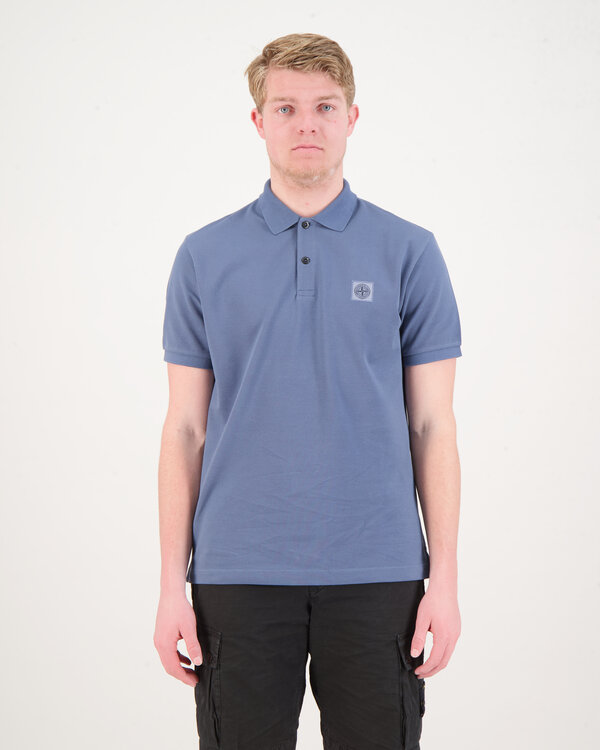 22R39 Polo Regular-Fit T-Shirt Donker Blauw