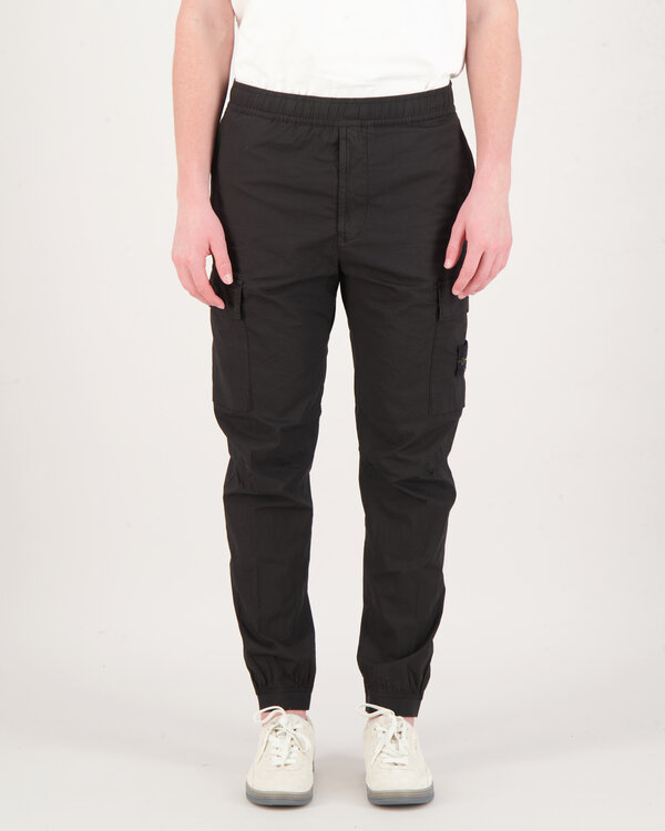 31303 Pantalone Regular Tapered Black