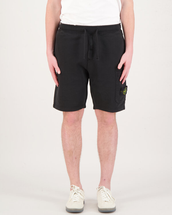 64651 Felpa Bermuda Jogging Short Black