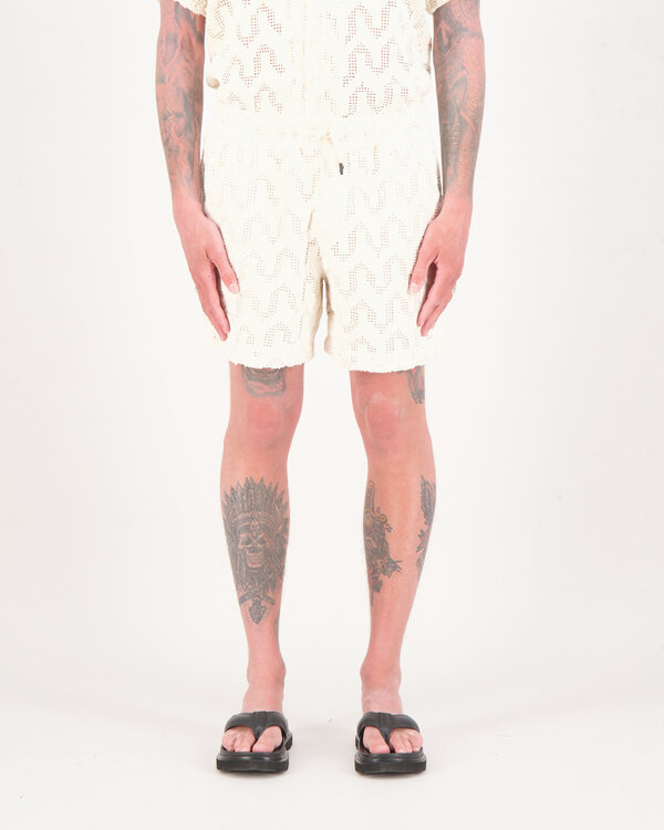 Atlas Crochet Shorts Cream