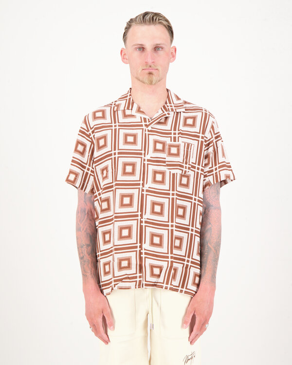 Yard Viscose Shirt Brown