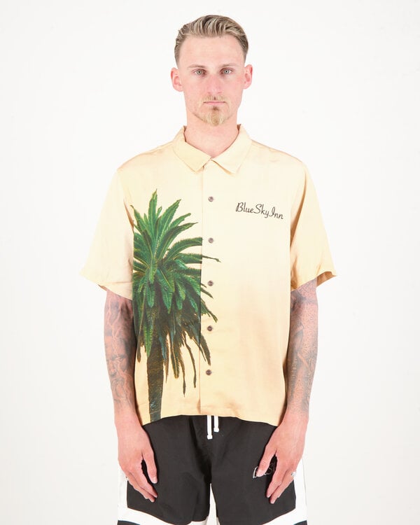 Royal Palm Shirt Beige