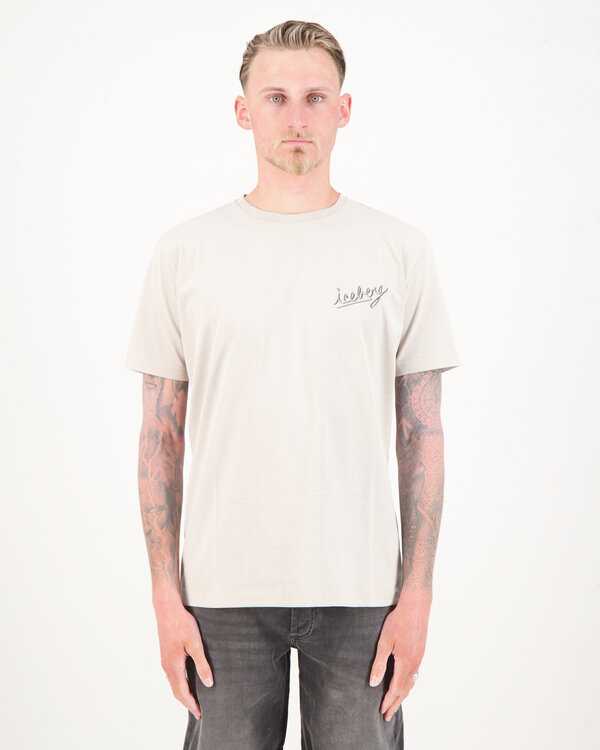 Handwritten Logo Shirt  Grey