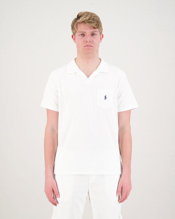 Short Sleeve Polo Shirt Weiss