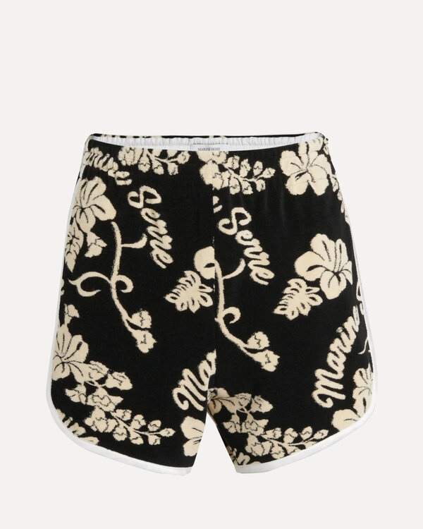 Jersey Jacquard Towels Shorts Zwart