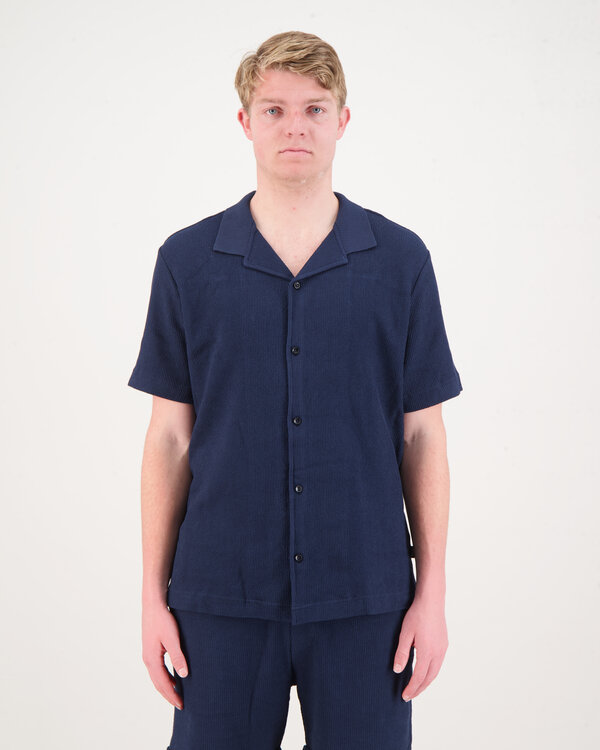 Powell Shirt SS Dark Blue