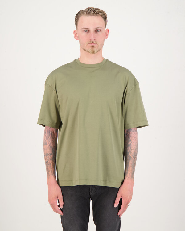 Interlock Supima Oversizes T-Shirt Army