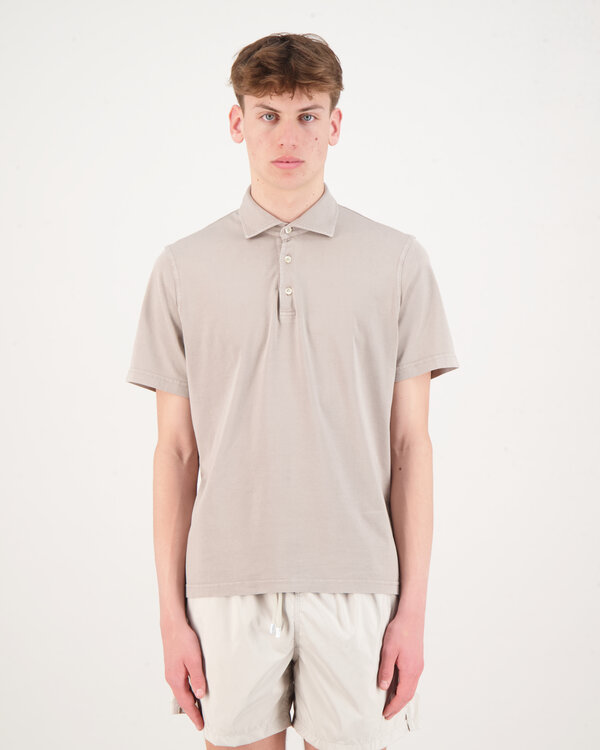 Polo Shirt Knitted Beige