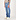 Dagger Stone Wash Rigid Worn Jeans Blau