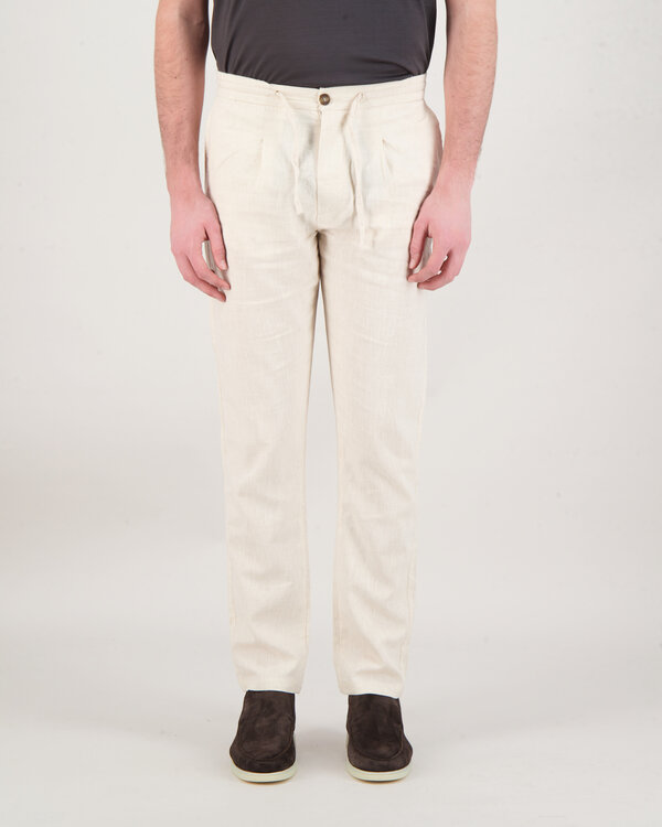 linen Seaside Trousers Pantalone Beige