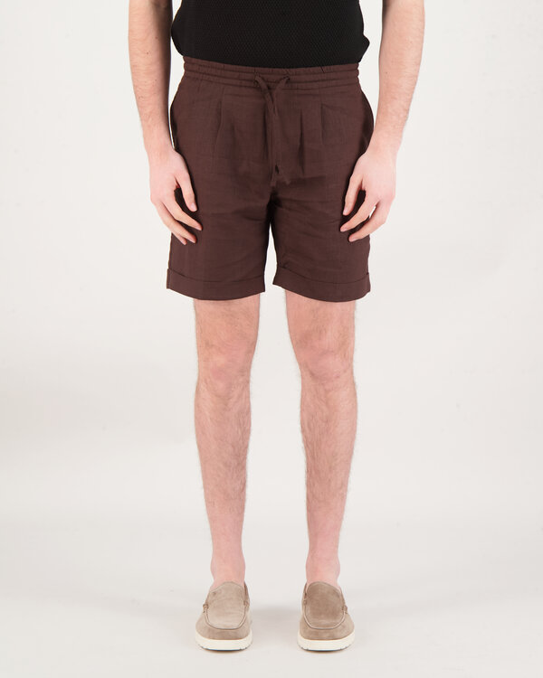 Linen Seaside Short  Bruin