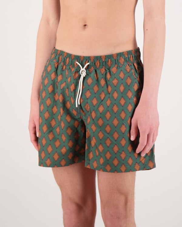 Smokin Rustic Swim Short Groen