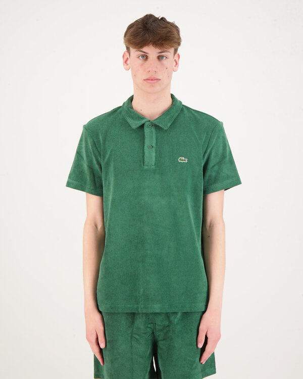 Terry Polo T-Shirt Green