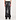 Ceron Raffia Trimmed Leather Pants Schwarz