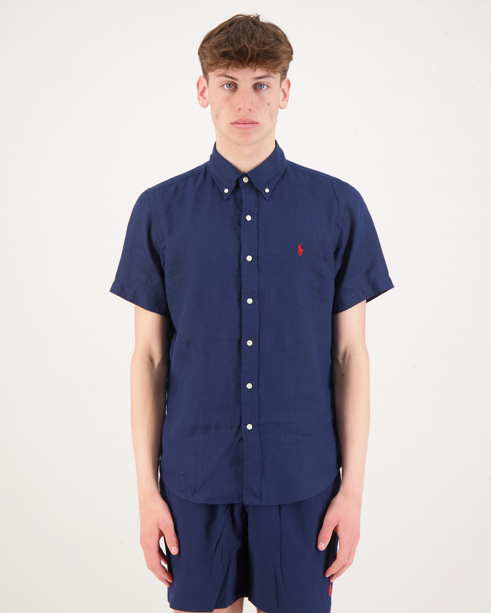 Polo Ralph Lauren Short Sleeve Sport Shirt Navy - Beachim