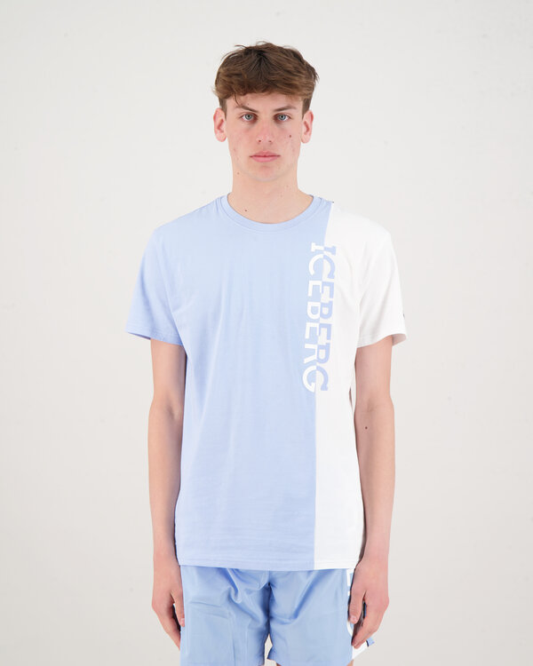 New Basic Logo T-Shirt Licht Blauw