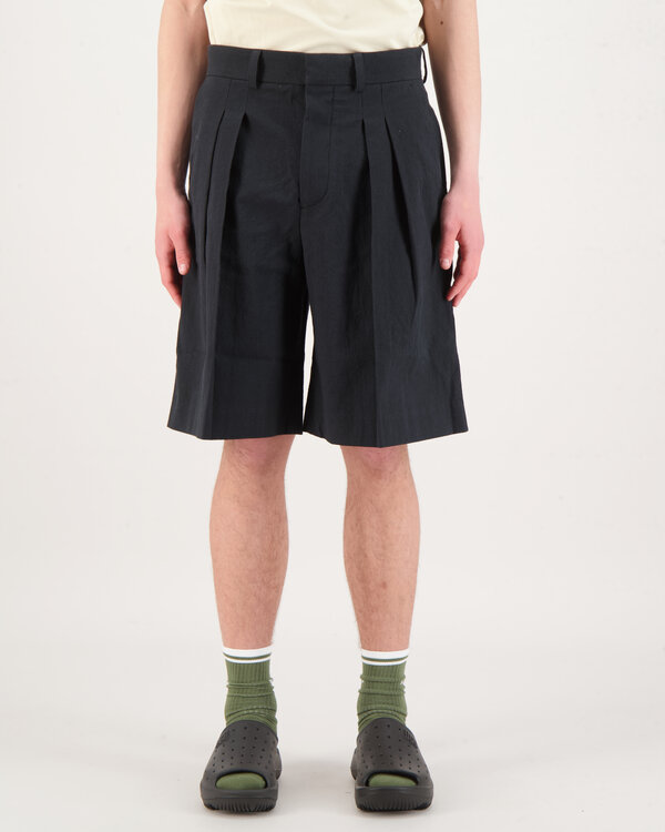 Carsten Washed Canvas Shorts Schwarz