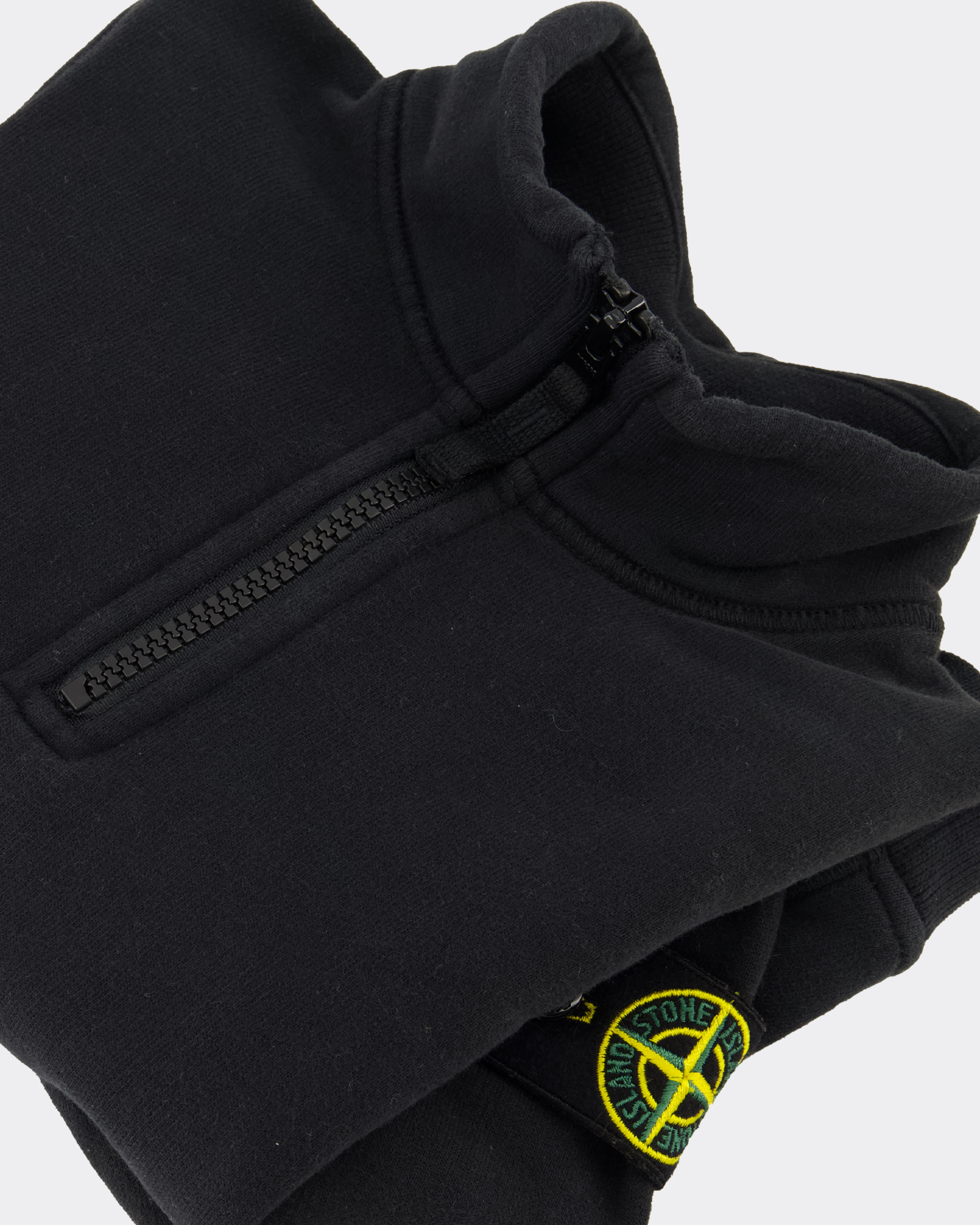 Stone Island Junior 63240 Half Zip Sweater Black - Beachim Stone Island Junior 63240 Half Zip Sweater Black - Beachim