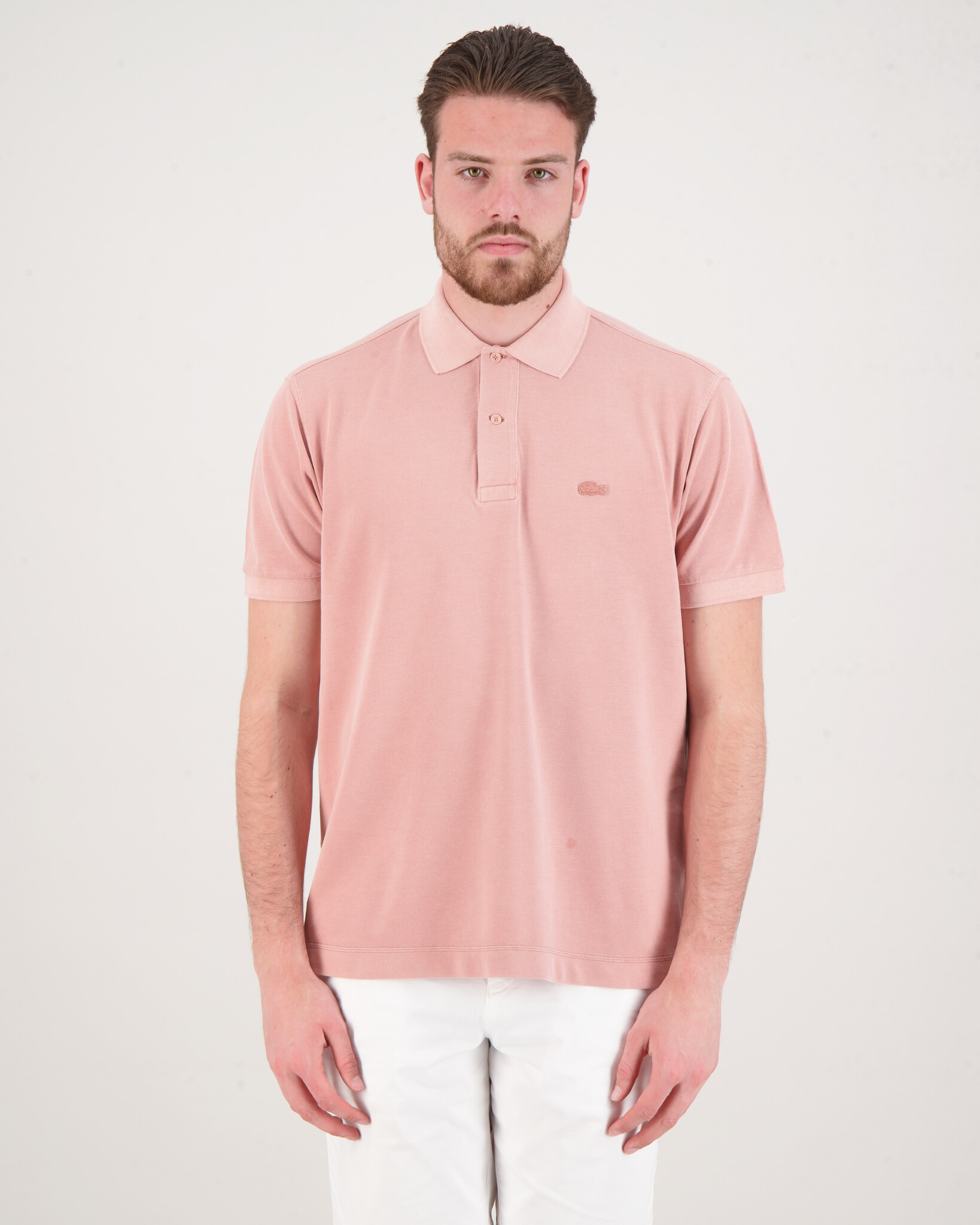 Lacoste Ton sur ton Polo Pink Beachim