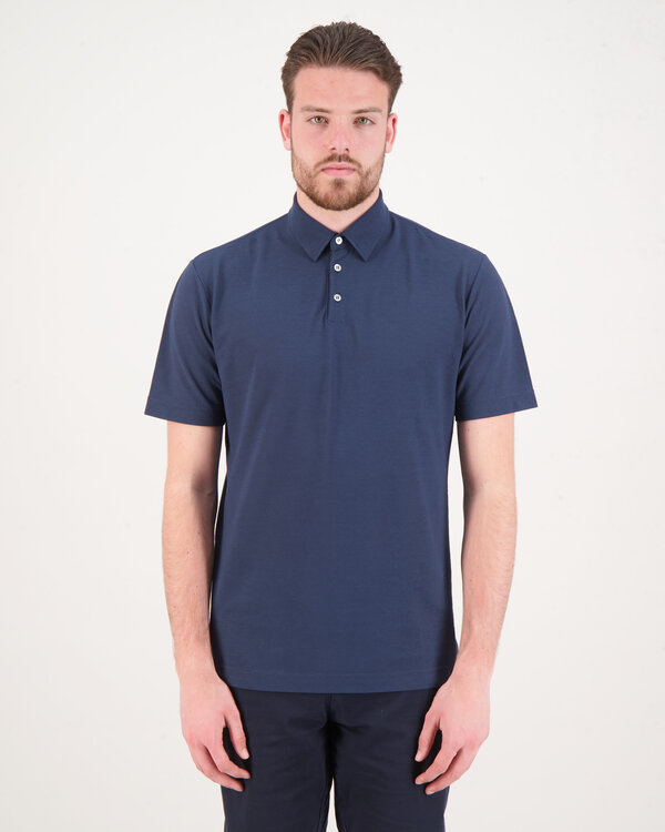 Ice Cotton Polo Blue