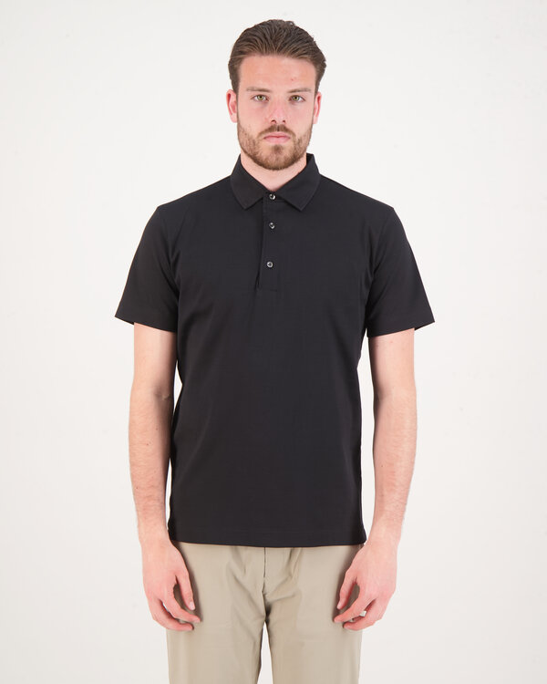 Supima Polo Schiller Collar Polo Zwart Supima Polo Schiller Collar Polo Zwart