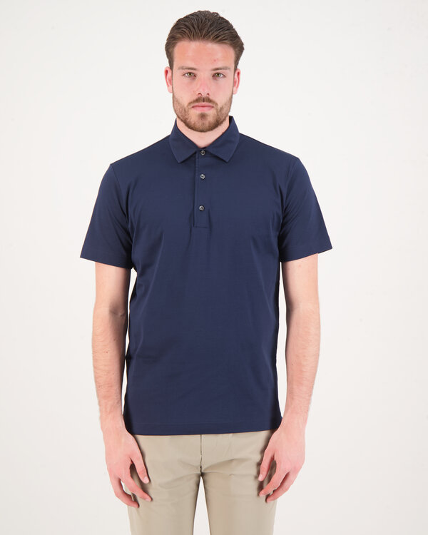 Supima Polo Schiller Collar Polo Marine