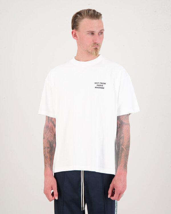 Le T-shirt Slogan weiß