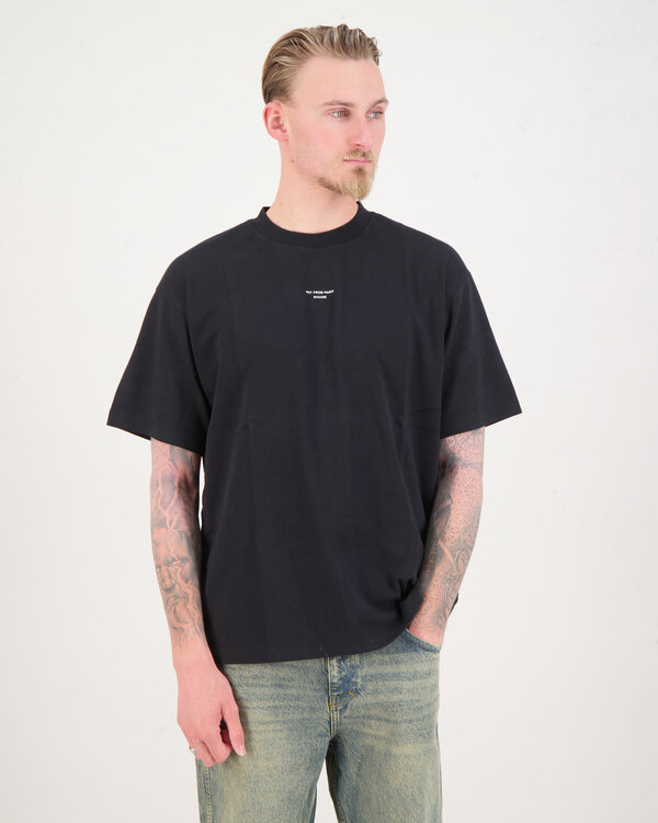 Le T-Shirt Slogan Classique Schwarz