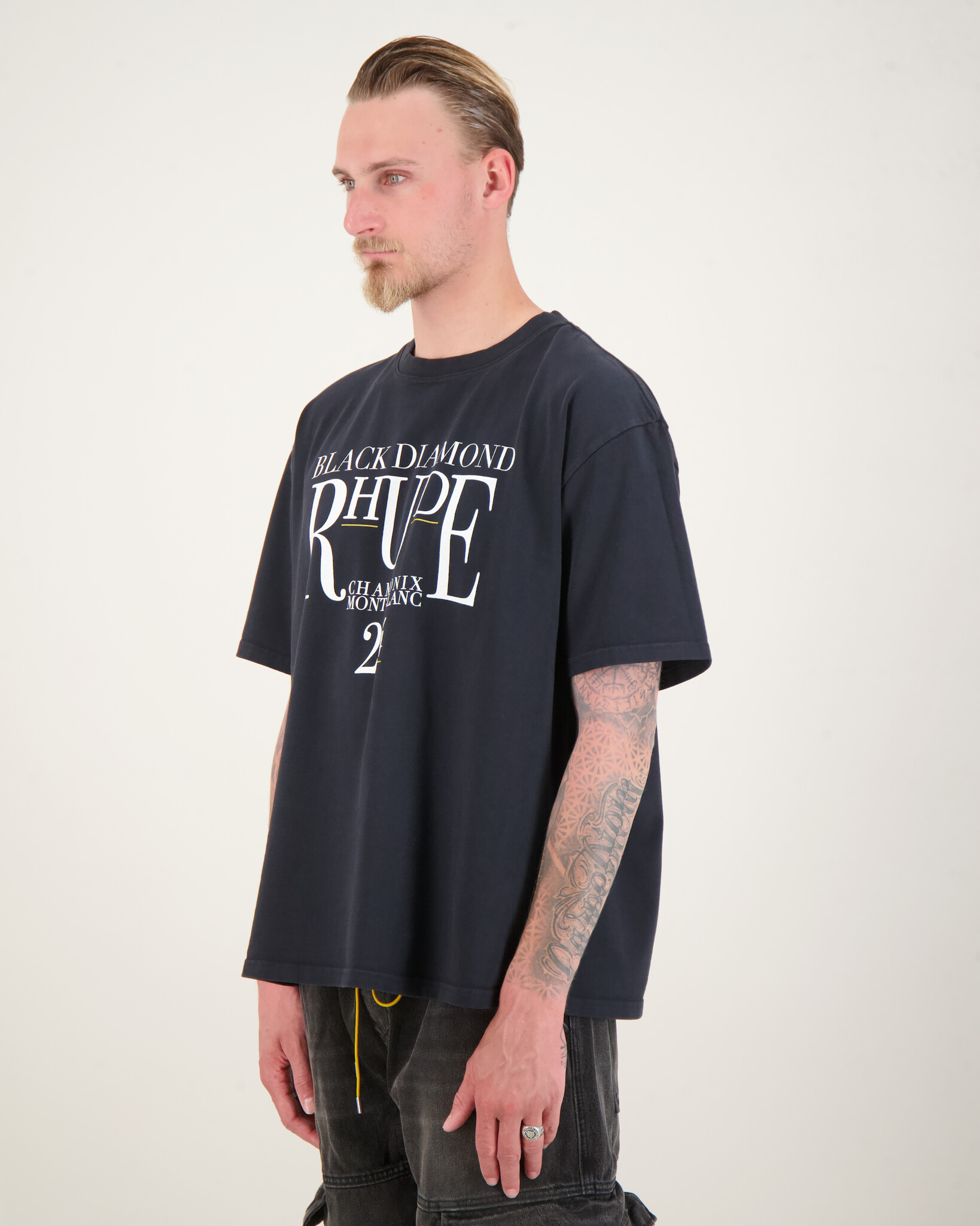 Rhude Black Diamond T-Shirt Black - Beachim Rhude Black Diamond T-Shirt Black - Beachim