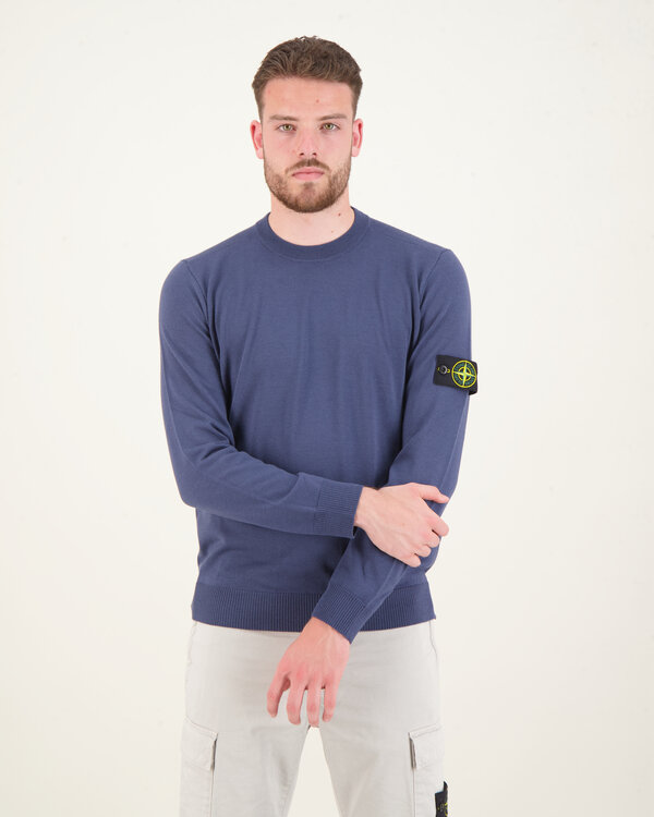 510C4  Maglia Knitwear Sweater M.Blauw